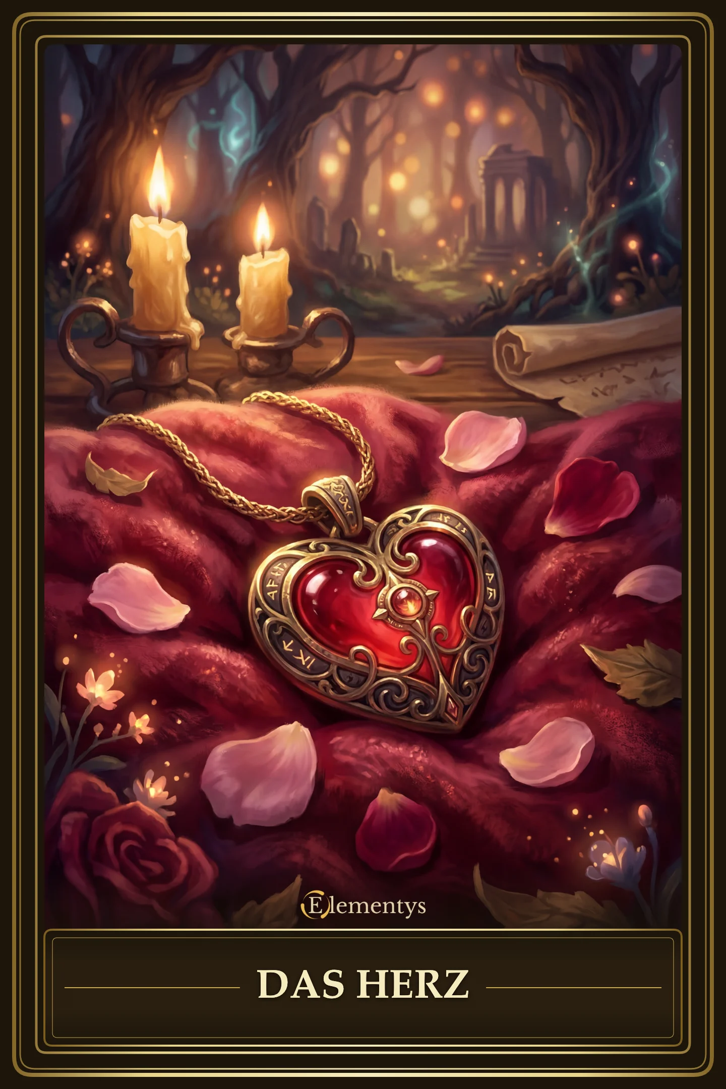 Das Herz – Lenormand Karte 24