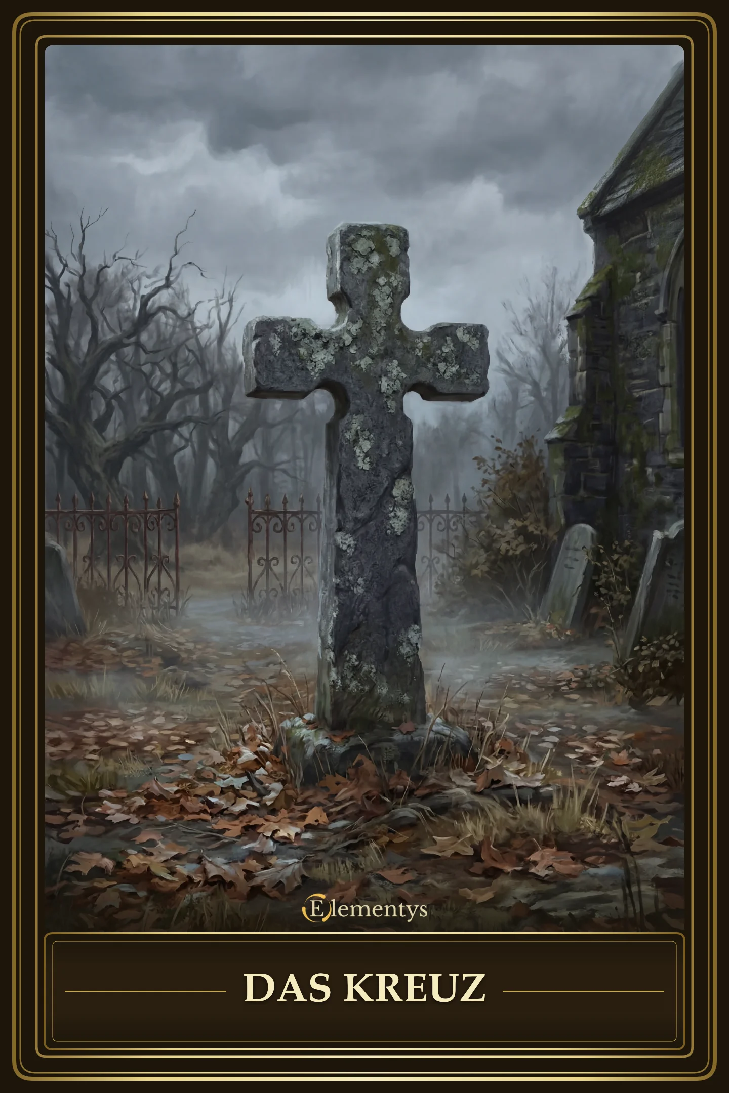 Das Kreuz – Lenormand Karte 36