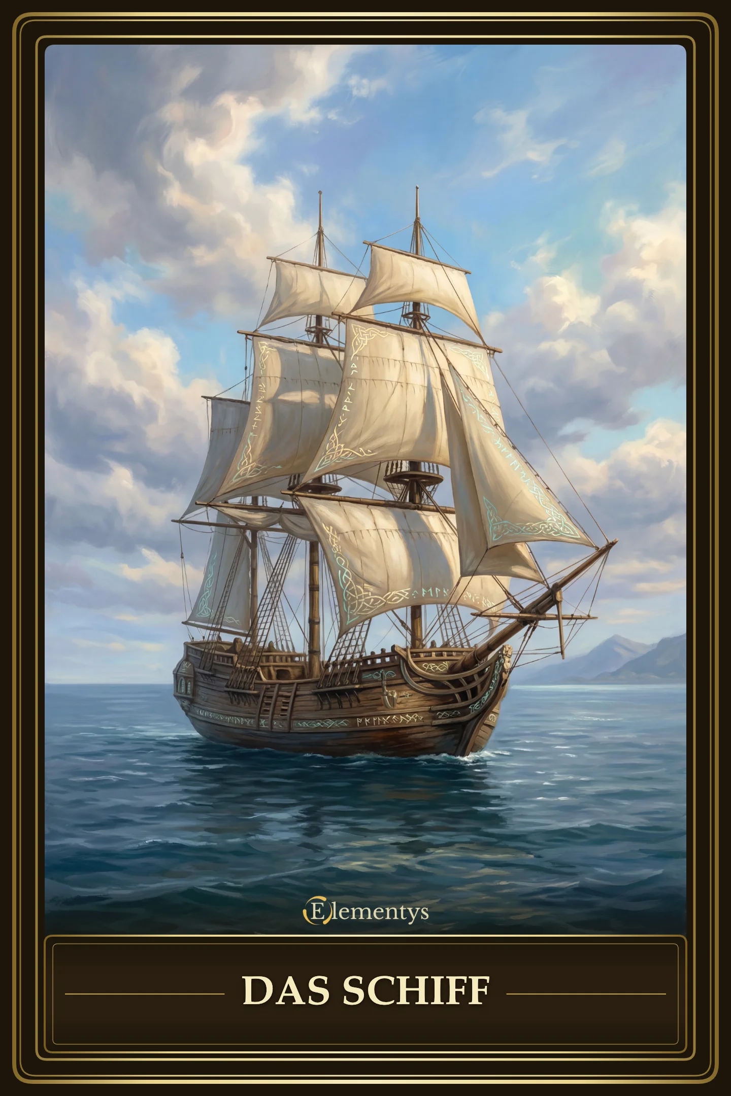 Das Schiff – Lenormand Karte 3