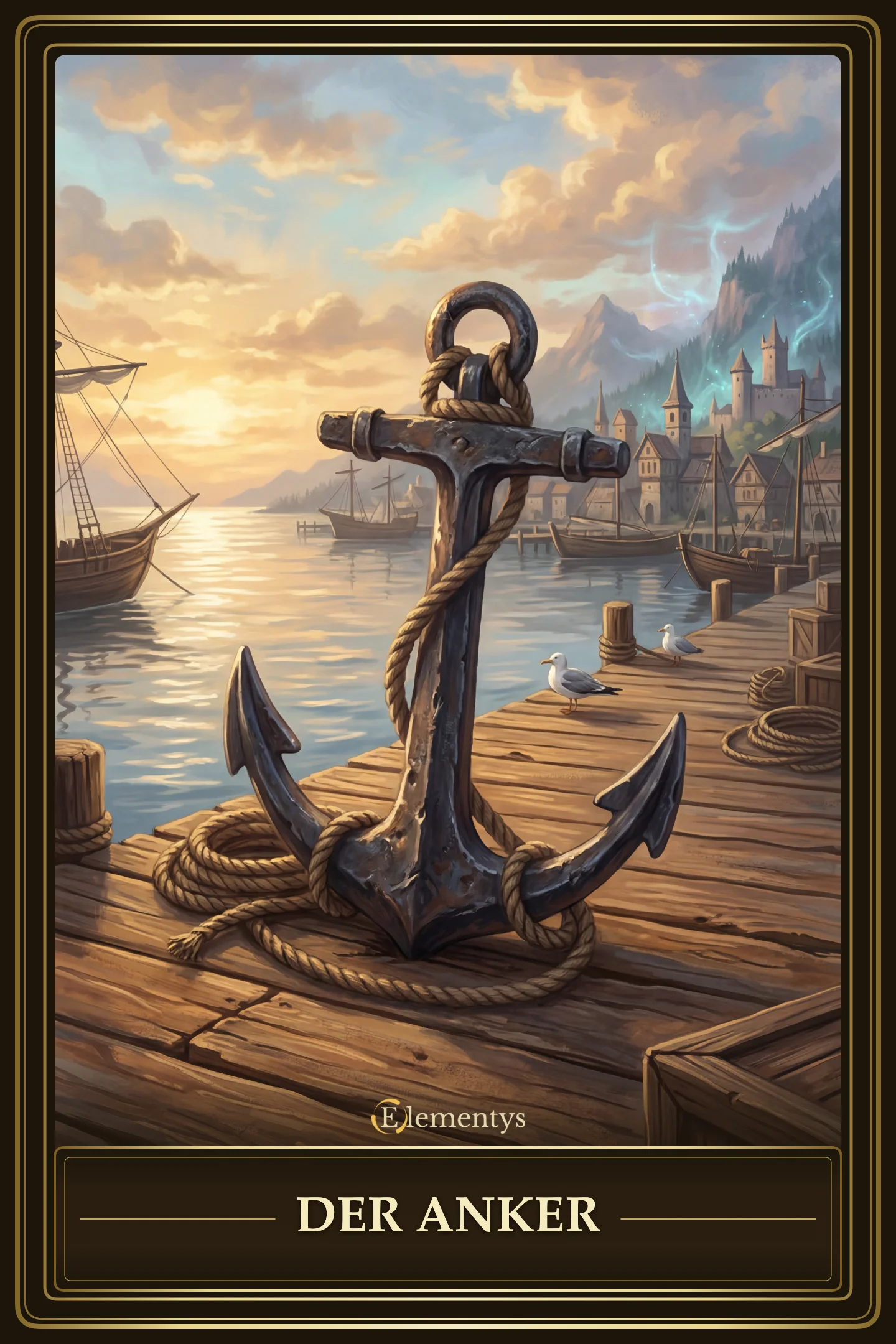 Der Anker – Lenormand Karte 35