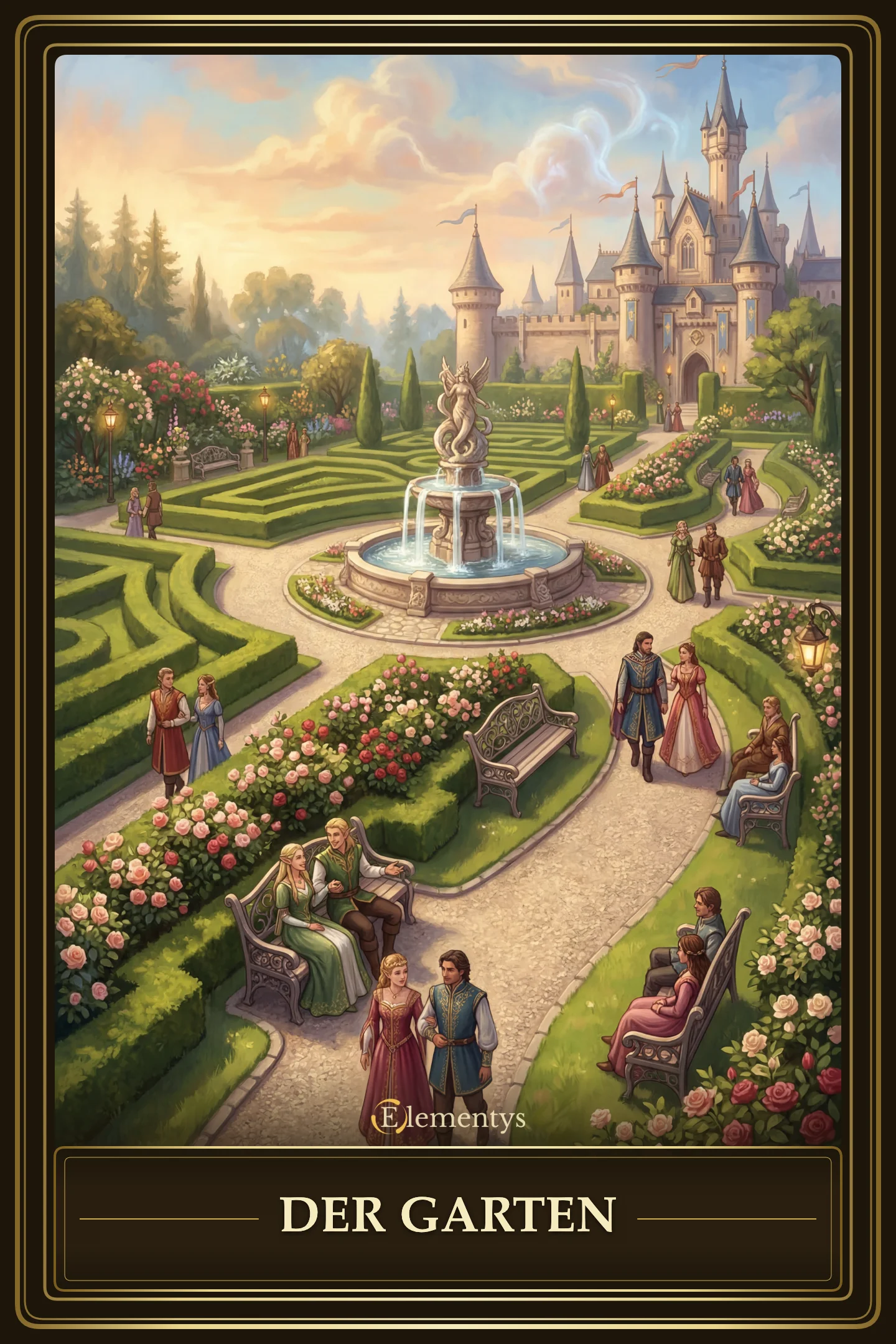 Der Garten – Lenormand Karte 20