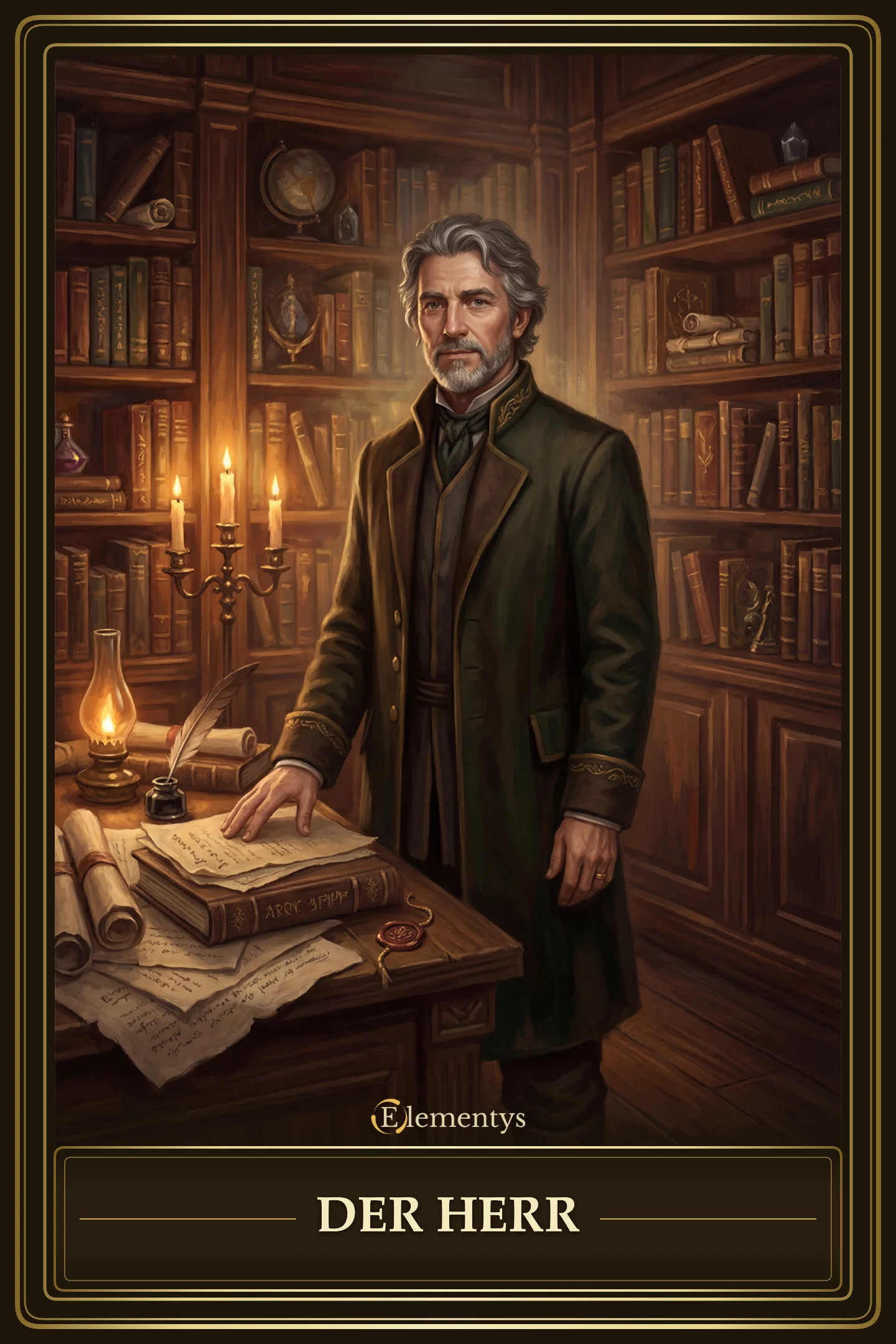 Der Herr – Lenormand Karte 28