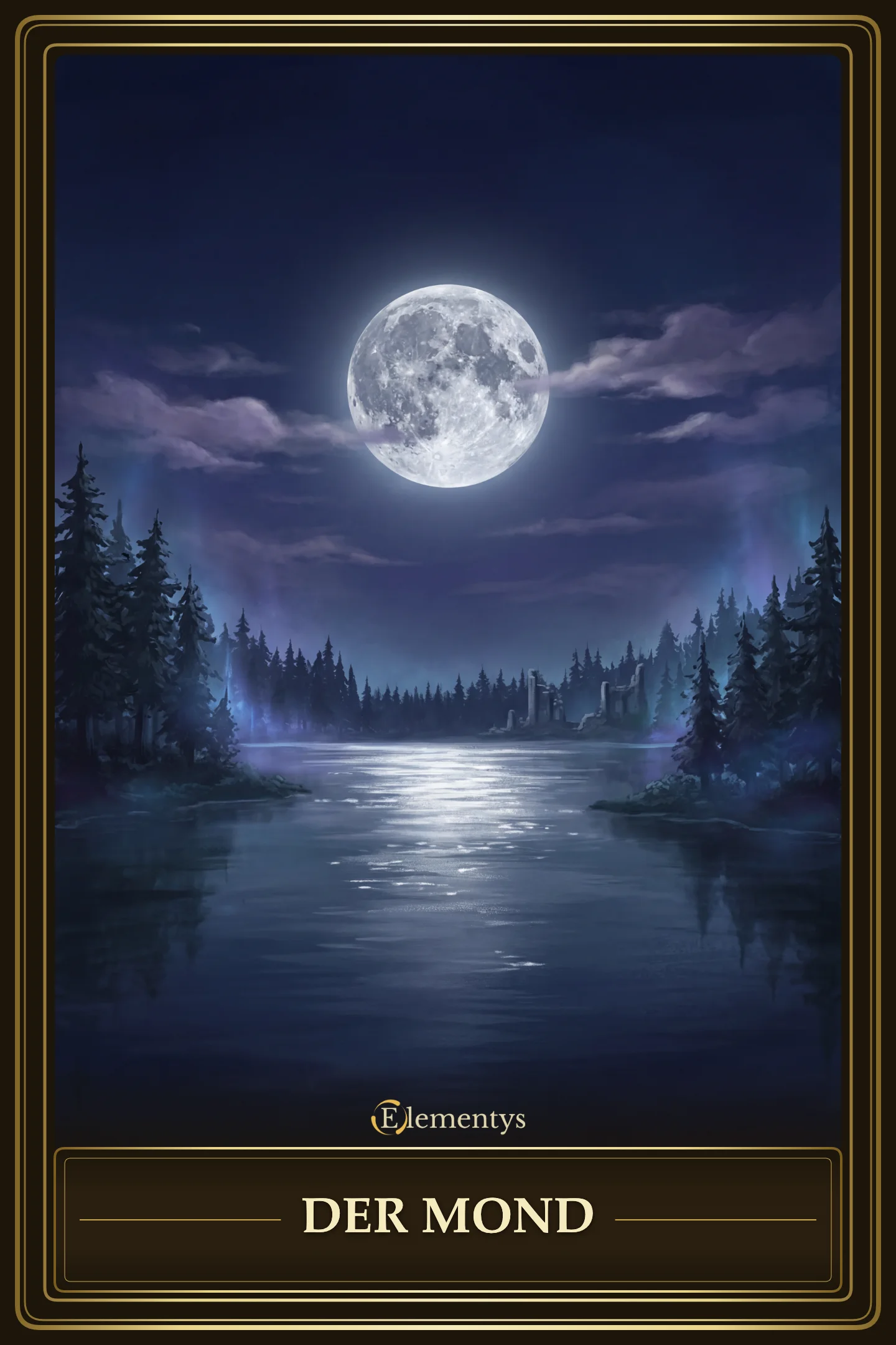 Der Mond – Lenormand Karte 32