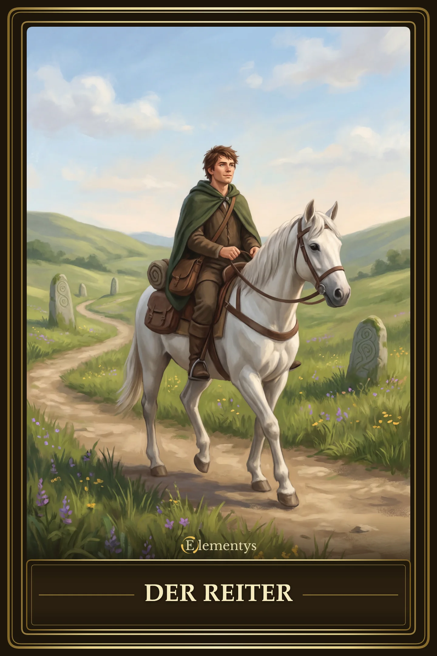 Der Reiter – Lenormand Karte 1