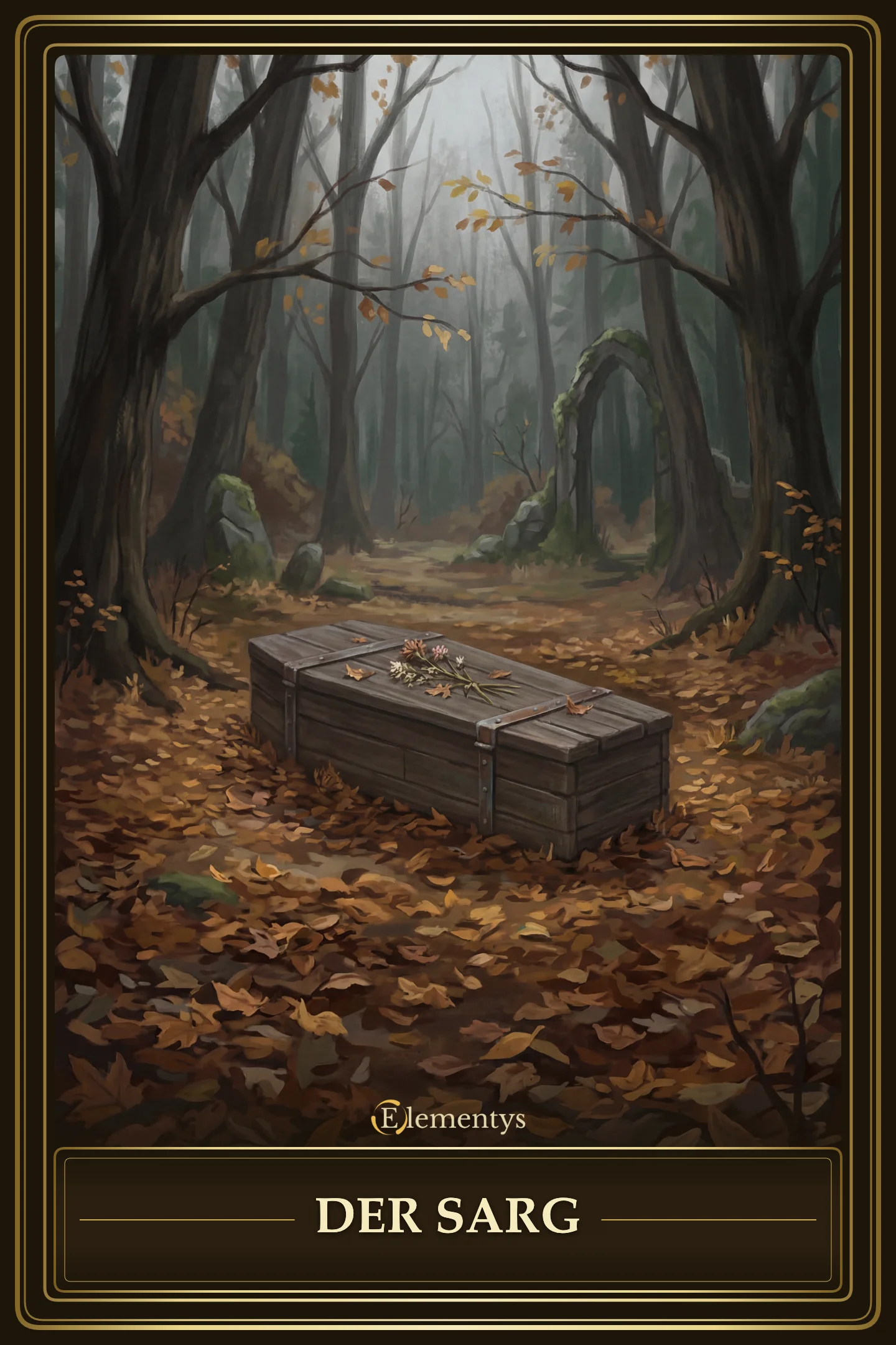 Der Sarg – Lenormand Karte 8