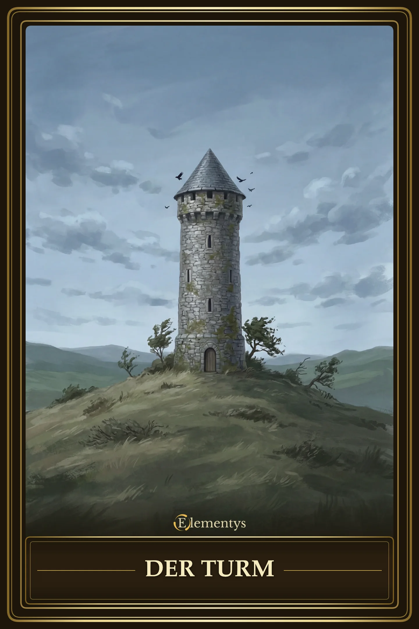 Der Turm – Lenormand Karte 19