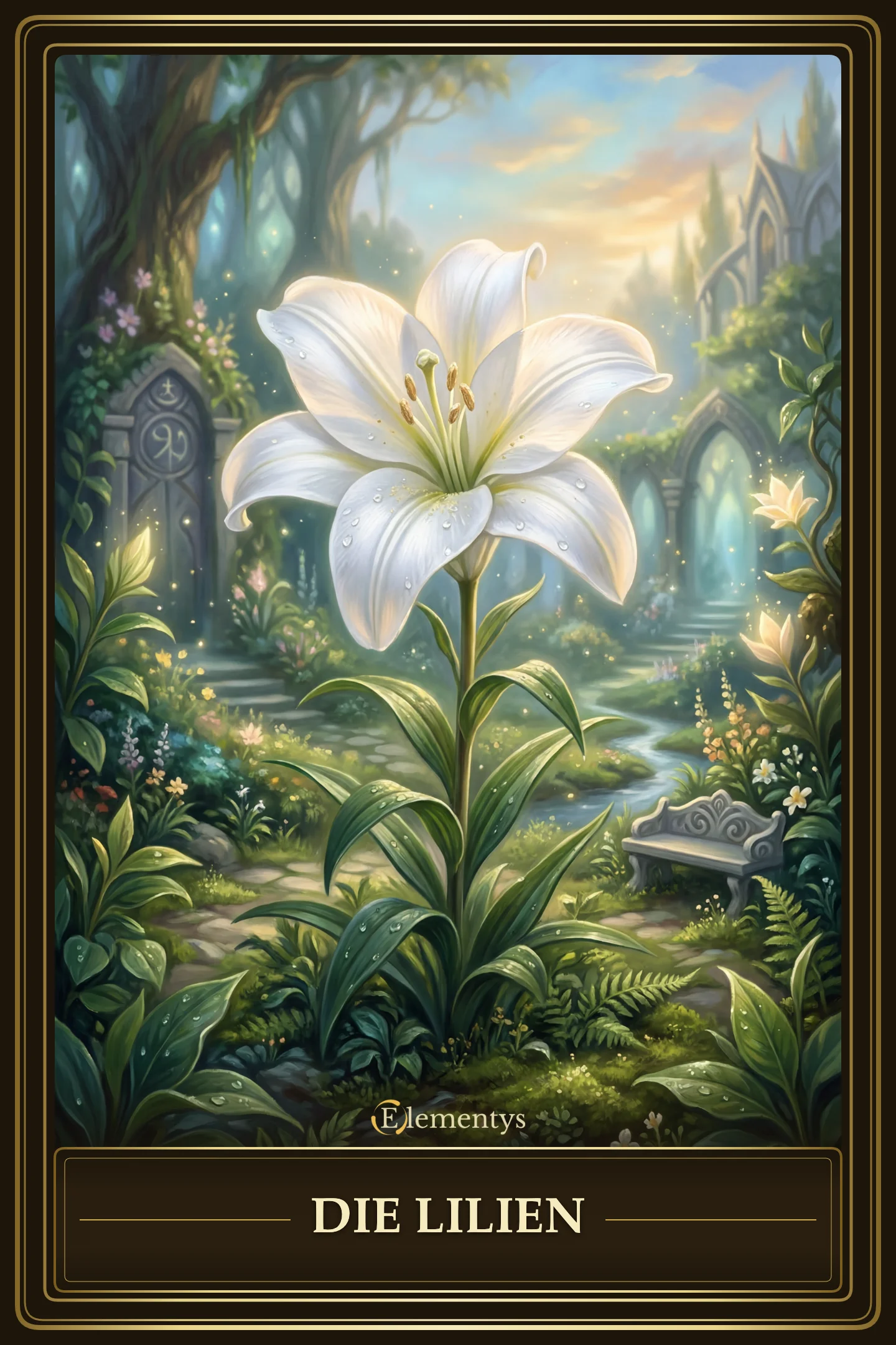 Die Lilien – Lenormand Karte 30