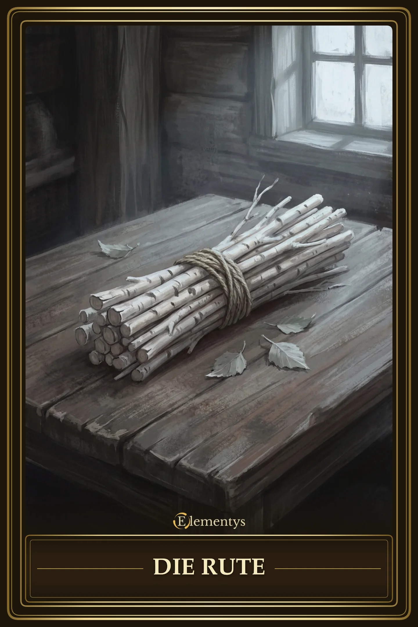 Die Rute – Lenormand Karte 11