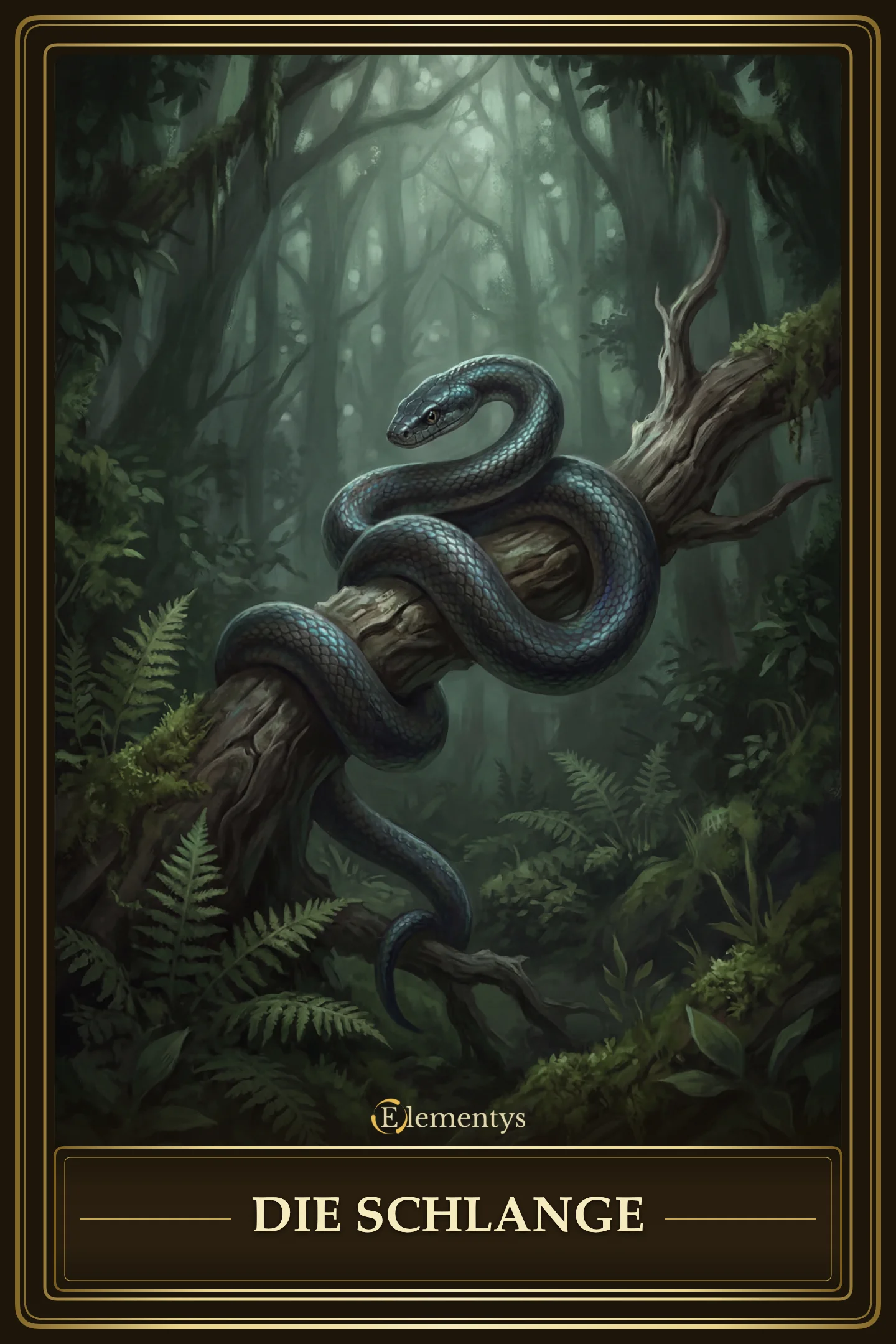 Die Schlange – Lenormand Karte 7