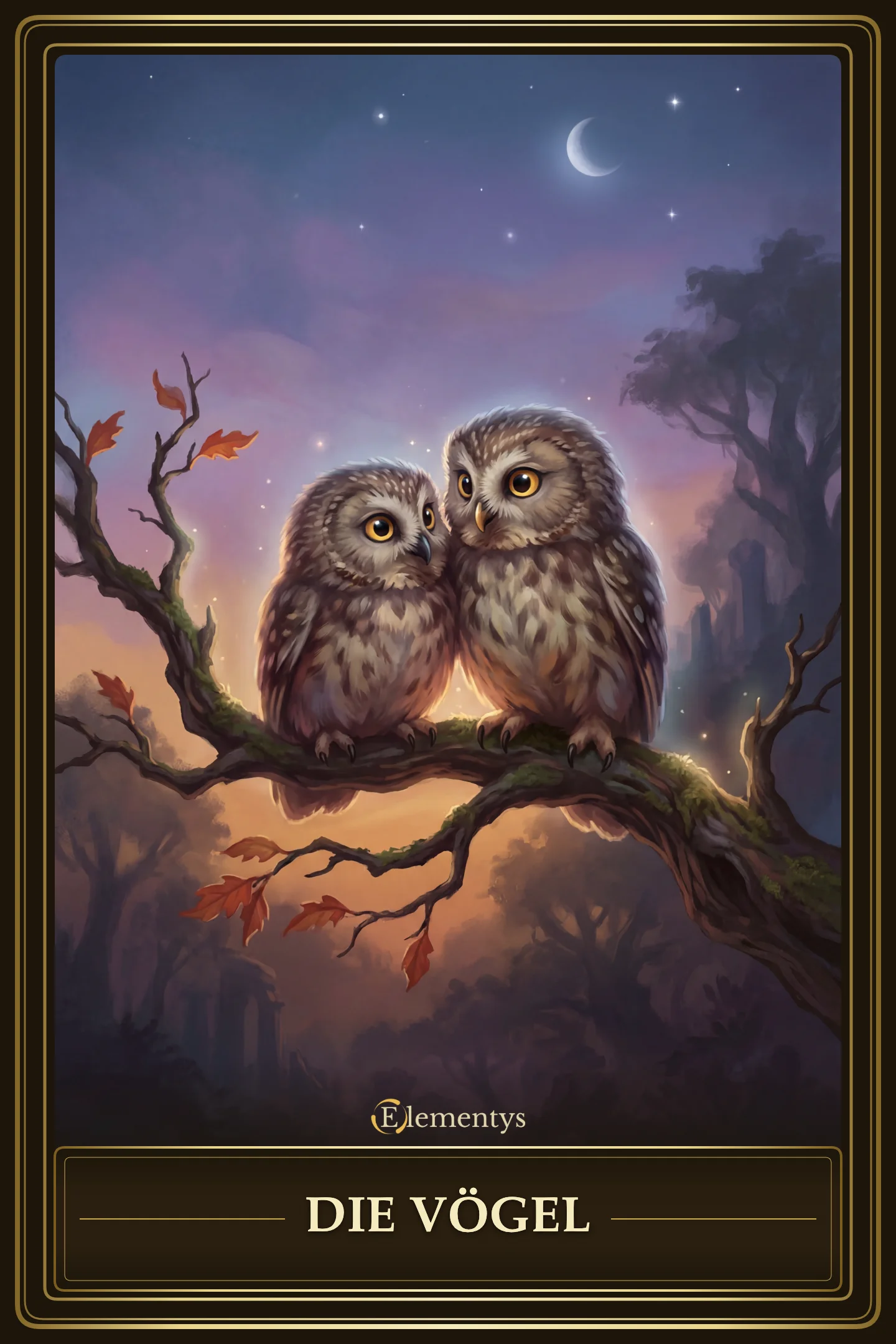 Die Vögel – Lenormand Karte 12